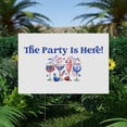 thumbnail image 6 of July 4th The Party Is Here Plastic Yard Sign, 6 of 6