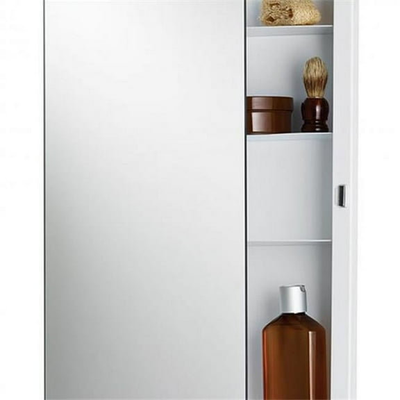 Jensen 781053 16 x 26 in. Builder Series Frameless Medicine Cabinet with Polished Edge Mirror