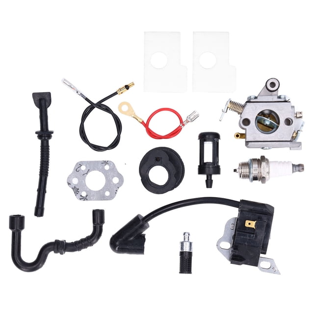 Carburetor Kit Spark Plug Air Fuel Filter Accessory Set Replacement for C1QS57A C1QS57B