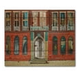 thumbnail image 3 of Designart 'Vintage Red Facade of Shop In Paris II' French Country Print on Natural Pine Wood, 3 of 5