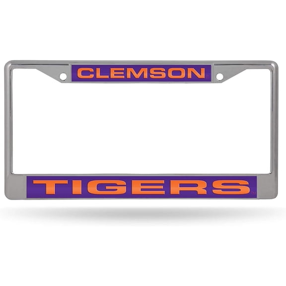 Clemson-Tiger's Metal License Plate Frame Holder