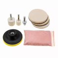 thumbnail image 1 of 8 Pcs Car Glass Polishing Set 120g Cerium Oxide Powder Windscreen Glass Polishing Buffering Kit, 1 of 2
