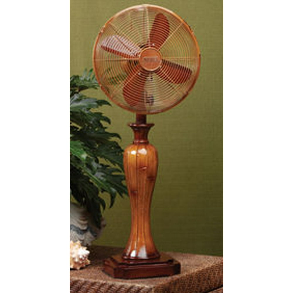 25" Shapley WoodLook Oscillating Indoor Table Top Fan