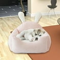 thumbnail image 2 of Cama para mascotas, cama , pequeño, lavable, suave, lindo, para , casa para perros , interior - Rosa, 2 of 8