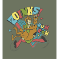 thumbnail image 2 of Scooby-Doo Zoinks Ruh Roh Adult Olive Long Sleeve Hoodie-XXL, 2 of 3