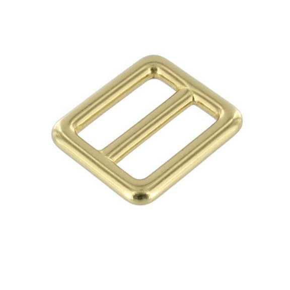 B7096 Natural Brass, Double Loop, Solid Brass-LL, Multiple Sizes