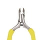 thumbnail image 4 of Cortador de cutículas, herramientas para decoración de uñas, tijeras de acero inoxidable para cutículas. Amarillo, 4 of 4