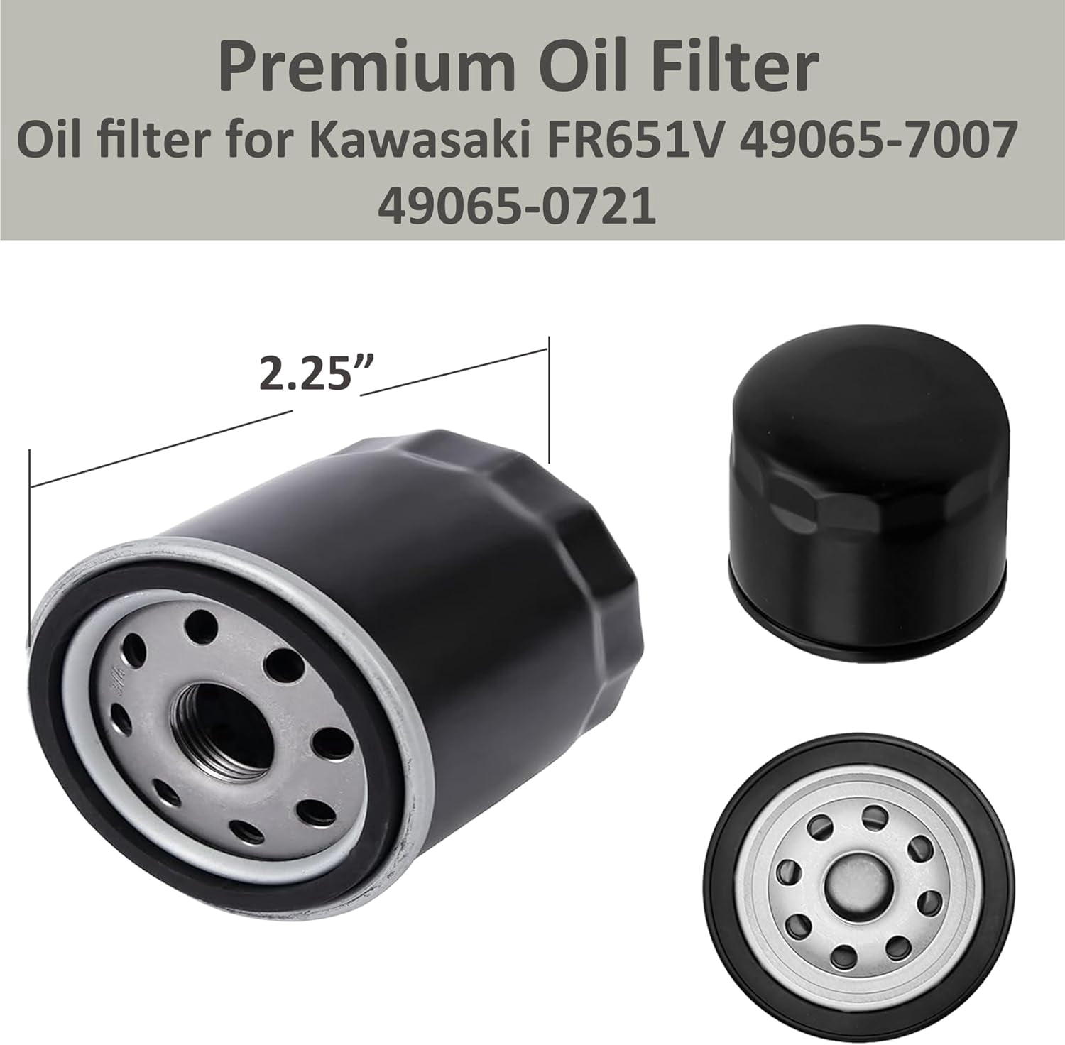 Air Filter Tune Up Kit Compatible with Husqvarna Z254F Parts,Gravely Zero Turn Mower Accessories Parts.Oil Filter for Kawasaki FR691V RF651V FR730V FS481V FS541V FS600V FS730V 49065-7007