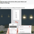 thumbnail image 3 of Tuya Smart ZigBee Multi-Gang Light Dimmer Switch Control Smart Tuya APP Control Works with Home 3 Way US Plug,1 * Smart Switch, 3 of 6