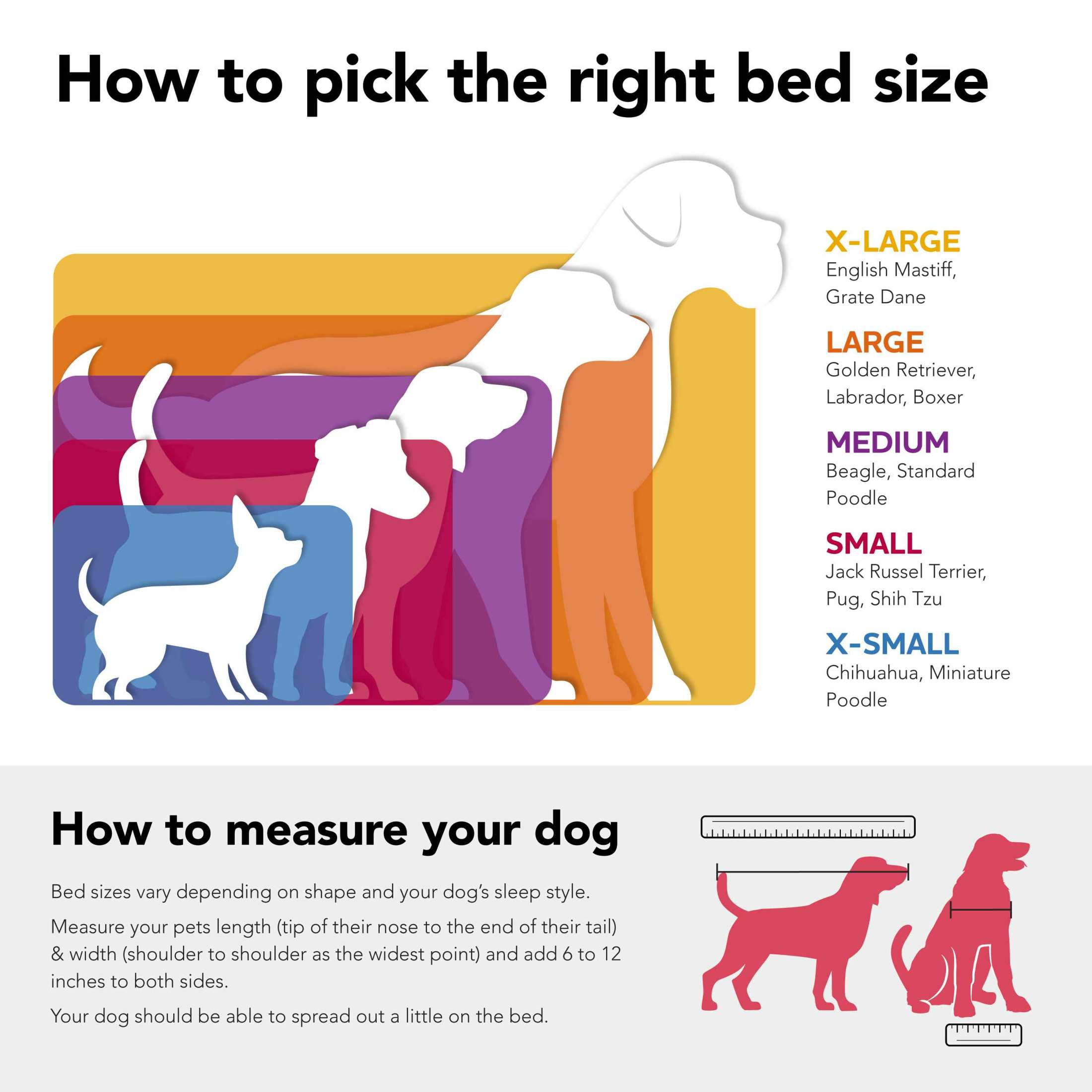 Vibrant Life Round Dreamer Mattress Edition Dog Bed, Small, 22"x22", up to 35lbs