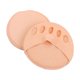 thumbnail image 3 of Almohadilla de esponja que no deja marcas para el antebrazo, plantilla para tacones altos que absorbe el sudor, calcetín de cinco dedos, almohadilla desodorante de algodón para mujer de tamaño medio, 3 of 5