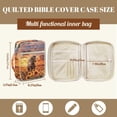 thumbnail image 7 of Garronmavis Sunflower Horse Bible Case with Zippered Pocket Bible Cases for Woman Quilted Bible Cover Multifunctional Bag Bible Study Supplies Christian Gift, 7 of 7