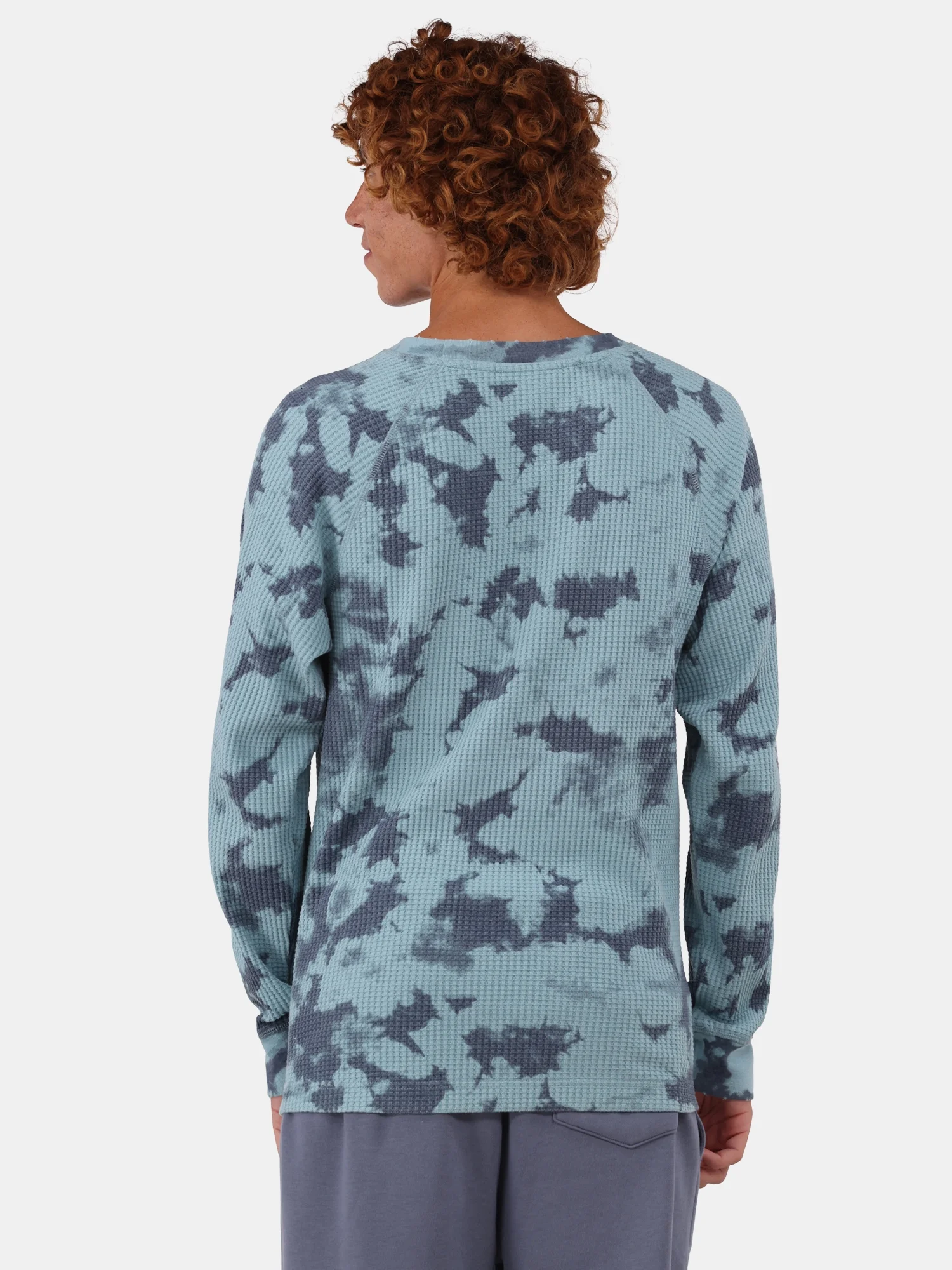 No Boundaries Men's & Big Men's Raglan Sleeve Thermal Shirt, Sizes XS-5XL