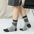 thumbnail image 4 of LOFIR Toe Socks for Men, Cotton Athletic Running Ankle 5 Finger Quarter Mens Ankle Socks Size 7-10.5, 5 Pairs, 4 of 7