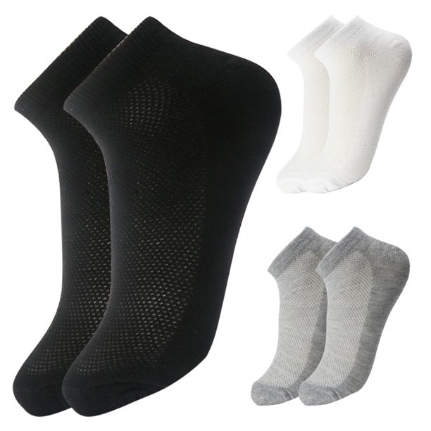 Ankle Socks 10 Pairs – No Show Thin Socks for Men Socks for Women Running Socks Invisible Trainer Socks 10 Pairs per Pack Sports Socks size 6-9 Black - image 2 of 3