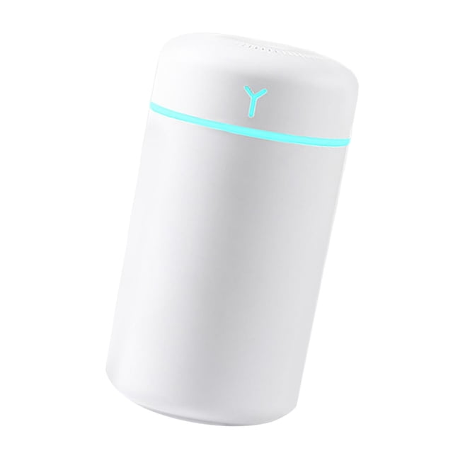 Humidificadores de Nieb Fría, Tiempo de Apagado, Humidificador de Aire Silencioso con Luces, Humidificador Ultrasónico para Automóviles, Dormitorios 420ml Baoblaze mini humidificador portátil