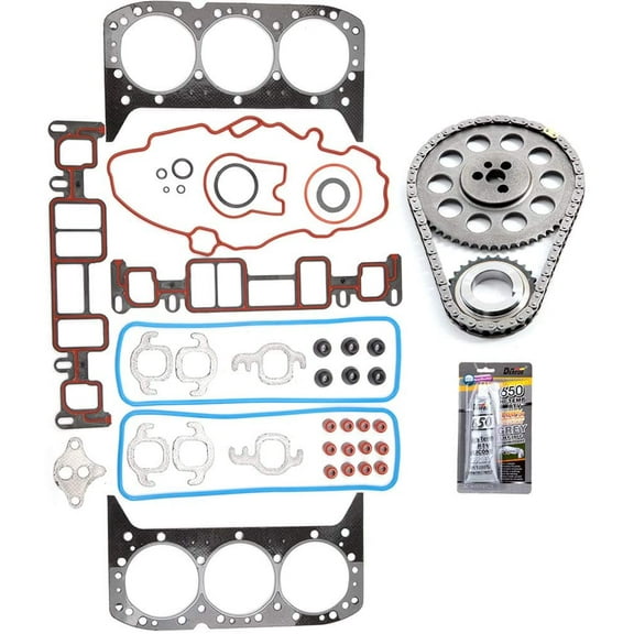 CCIYU Timing Chain Kit fit for Chevrolet for GMC Silverado 1500 Express 2500 Astro S10 Express 1500 Blazer Safari Sonoma Sierra 1500 Savana 2500 Savana 1500 Jimmy 4.3L