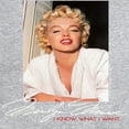 thumbnail image 3 of Marilyn Monroe - Men's Crew Neck Fleece Pullover, 3 of 5