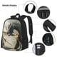 thumbnail image 3 of Disketp Swordsman Cool Dragon Mochila Estampada de Gran Capacidad con Lonchera y Estuche, Set de 3 Piezas para Estudiantes, 3 of 7