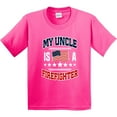 thumbnail image 3 of Inktastic My Uncle is a Firefighter Nephew Youth T-Shirt, 3 of 5