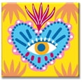 thumbnail image 1 of Cuadro Canva Pixtreats Corazón Con Ojo 40X40 cm, 1 of 4