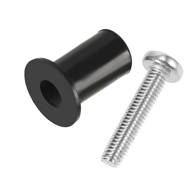12-Pack Well Nuts With Stainless Steel Screws – M4, M5, M6 Sizes For Kayak, Canoe, Boat & Marine Hardware Mounting