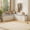 White, variant on NVCODSA L-Shaped Corner Storage Bench with Cushion, Breakfast Nook Bench with Hidden Storage for Kitchen, Entryway, Natural