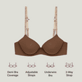 thumbnail image 2 of BLAKE & CO. Women's Micro and Lace Underwire T-Shirt Bra with Adjustable Straps, 2-Pack, Sizes 34B-40DD, 2 of 8