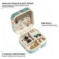thumbnail image 2 of Easter Travel Portable Jewelry Box - Square Organizer Box with Bracelet Holder, Earring Organizer – Store Rings, Earrings, Necklaces, Bracelets, and More! Suitable for Girls and Women, 2 of 6