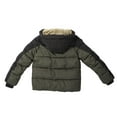 thumbnail image 4 of Boys 4-20 ZeroXposur Avalanche Fleece Lined Hooded Puffer Jacket Color: Ocean Size: M (8), 4 of 4