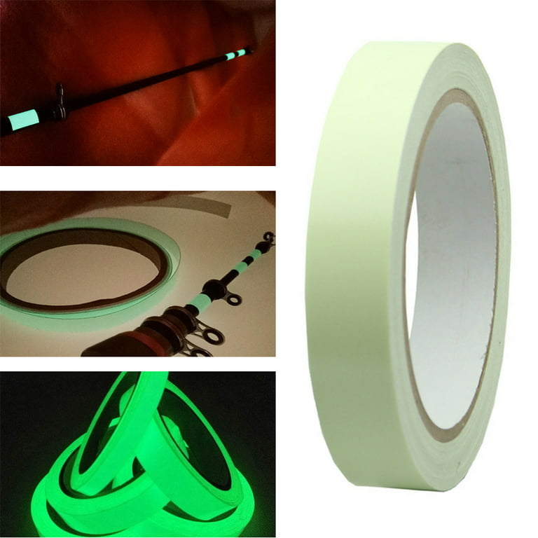 Fishing Rod Luminous Tape Self-Adhesive Tape Glow in Dark Fishing Rods Bandage, Size: 1.5cm*3m