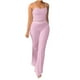 thumbnail image 1 of Mujeres Casual Verano Cuello Redondo Sin Mangas Tops Y Pantalones Largos Conjunto De Dos Piezas Traje Wmkox8yi bvn3601, 1 of 9