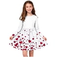 thumbnail image 2 of Tauxra Robe à Manches Longues pour Femmes, Robe Patineuse Extensible Évasée, Robe de Soirée Formelle à Col Rond et Tournoyante pour Femmes, Robe Basique Décontractée Unie à Manches Longues, 2 of 6