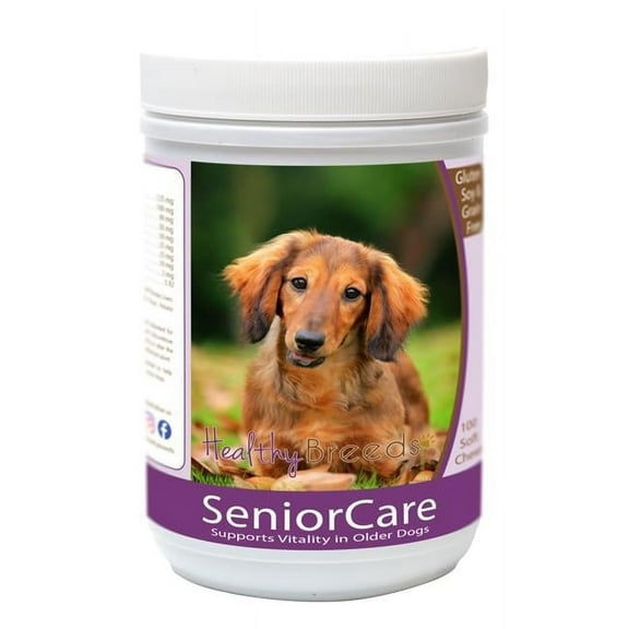 Healthy Breeds 840235163732 Dachshund Senior Dog Care Soft Chews