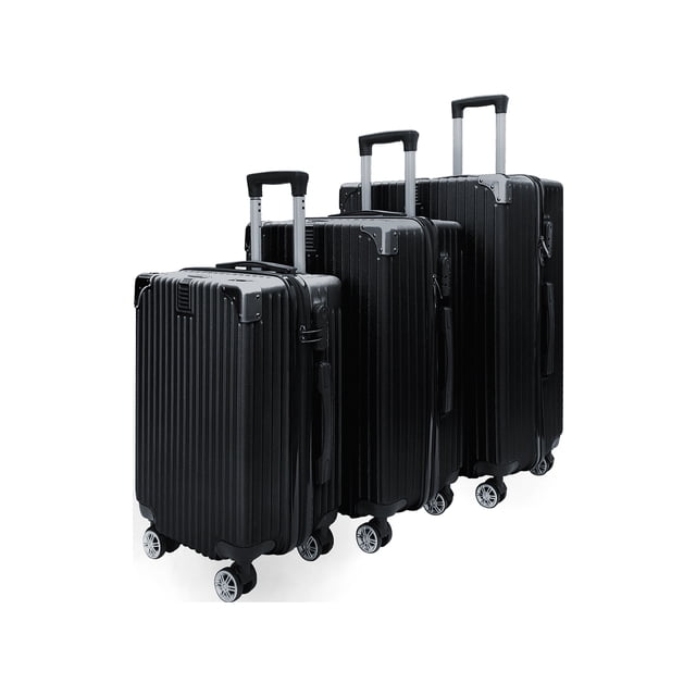 Juego de 3 Maletas Rigidas Travelteche FOMR03 Negro