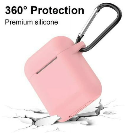 SaharaCase - Case Kit for Apple AirPods (1st Generation and 2nd Generation) - Pink Rose