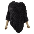 thumbnail image 1 of Chal de punto Minnieouse sostenible para mujer negro, 1 of 6
