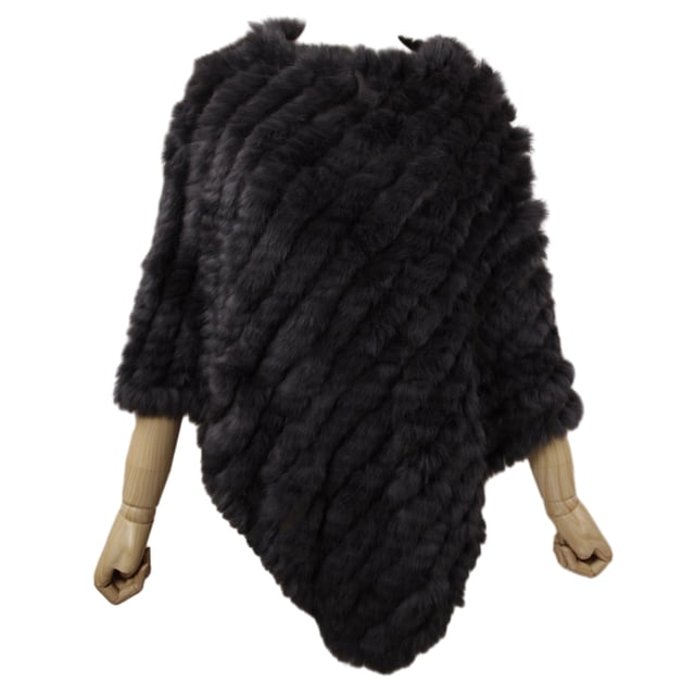 Chal de punto Minnieouse sostenible para mujer negro
