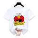 thumbnail image 3 of Bonitas camisetas de algodón con dibujos animados para niños, camisetas de manga corta con diseño de Barrio Sésamo, camisetas divertidas de verano para bebés y niñas, ropa para niños, 3 of 5