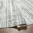 thumbnail image 4 of Mark&Day Washable Area Rugs, 2x4 Katryna Global Ivory Slate Gray Area Rug (2'7" x 4'), 4 of 6