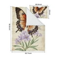 thumbnail image 5 of Vintage Butterfly and Flower Duvet Cover and Pillowcase Set for Single Bedding, Bedroom Accessories for Kids Teens, 5 of 5