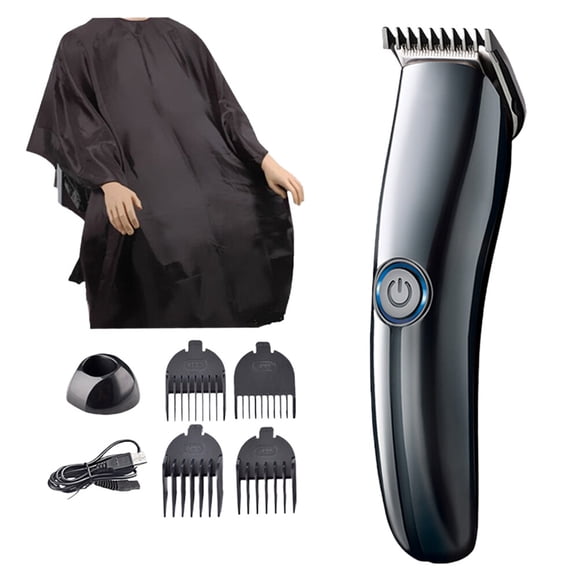 UPGRATOR Professional Haircutting Kit with Electric Hair Clipper and Durable ABS Material for Salon Use Black