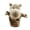 F, variant on Animal Hand Puppets, Plush Zoo Friends Role Play Toys with Working Mouth, Soft Toddler Storytelling Puppets for Preschool Teaching