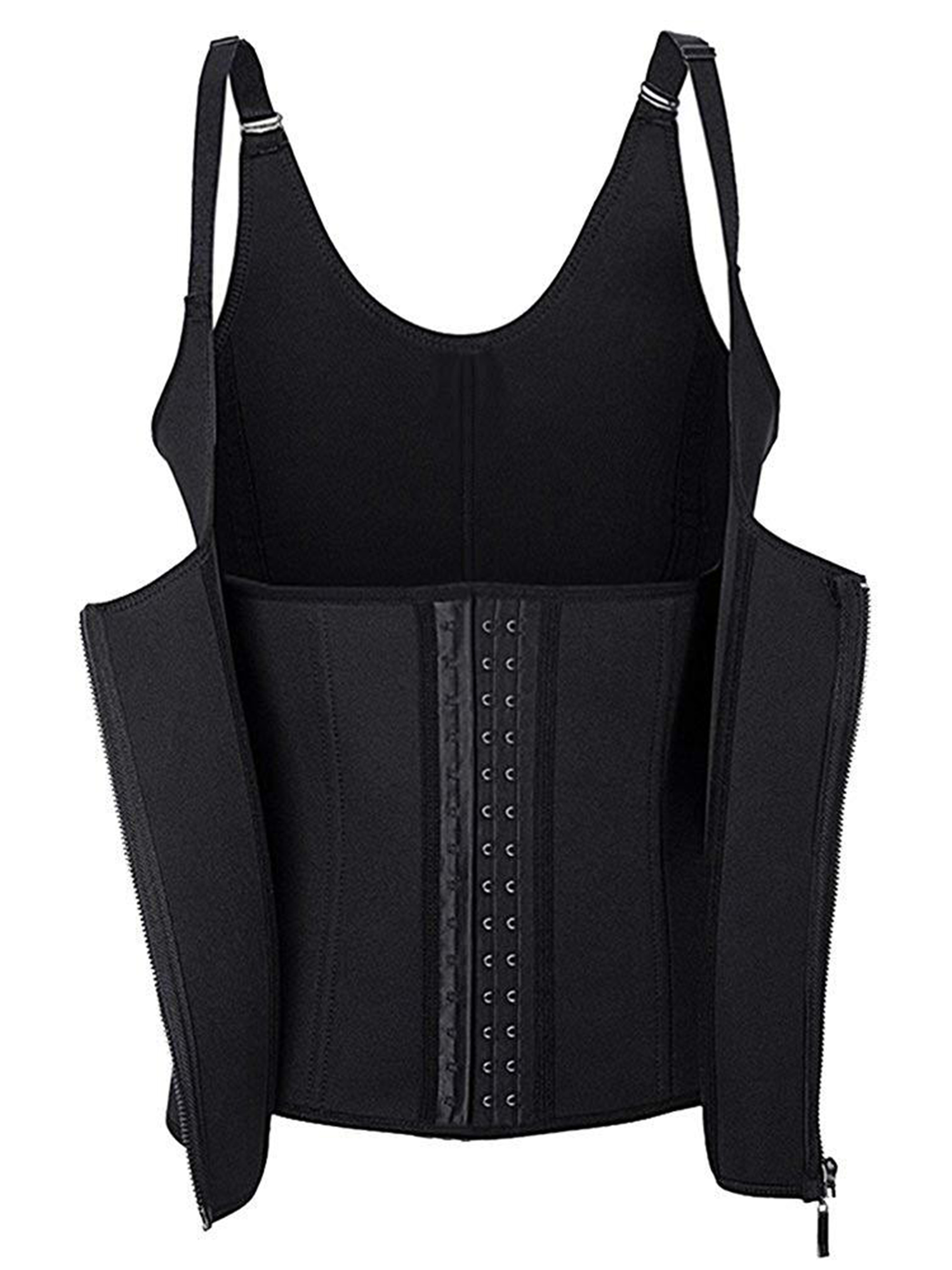 Waist Trainer Corset for Weight Loss Tummy Control Sport Workout Body Shaper Black