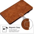 thumbnail image 5 of Dteck Wallet Case For Samsung Galaxy Tab S6 Lite 10.4" P610 (2020 Released) 10.4 inches,Magnetic Folio Retro Leather Card Holder Cover Kickstand Shockproof Protective,Brown, 5 of 6