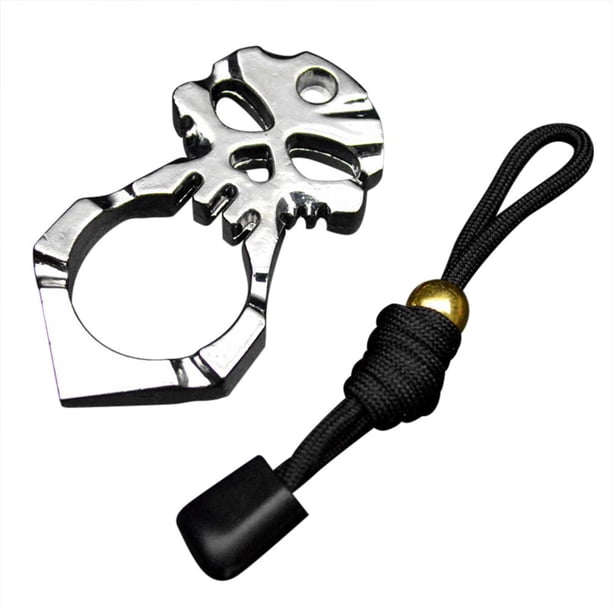 Llavero Con Diseño De Hueso De La Cabeza, Colgante De Llave Portátil, Llavero De Protección De Supervivencia De Emergencia Moyic OD013990-00