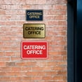 thumbnail image 4 of Signs ByLITA Classic Framed Catering Office Door or Wall Sign Easy Installation | Office And Shop Decor | Bars And Restaurants Sign (Black) - Small, 4 of 9