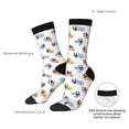 thumbnail image 4 of Fuzoiu Panda And Rainbow Print Athletic Crew Socks for Men & Women,Casual Crew Socks,Above Ankle Crew Socks for Business, Casual, 4 of 6