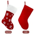 thumbnail image 3 of Houderco Christmas Party Stocking Red Family 1Set 17.7x8.7in, 3 of 6