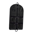thumbnail image 3 of Bolsa para ropa de baile, funda antipolvo para vestidos de tela no tejida, protector de ropa para niños. Negro, 3 of 8